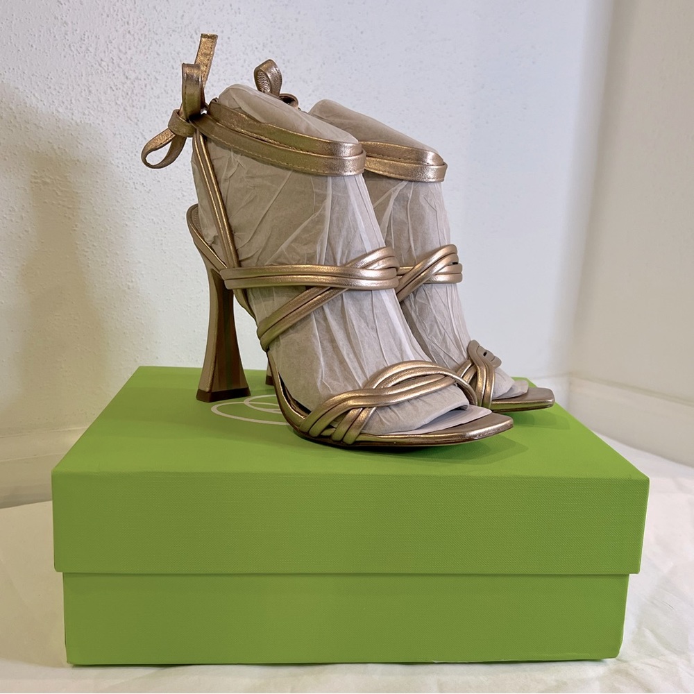 Sam Edelman Lonnie in Champagne Leather, NWT, Women’s size 6